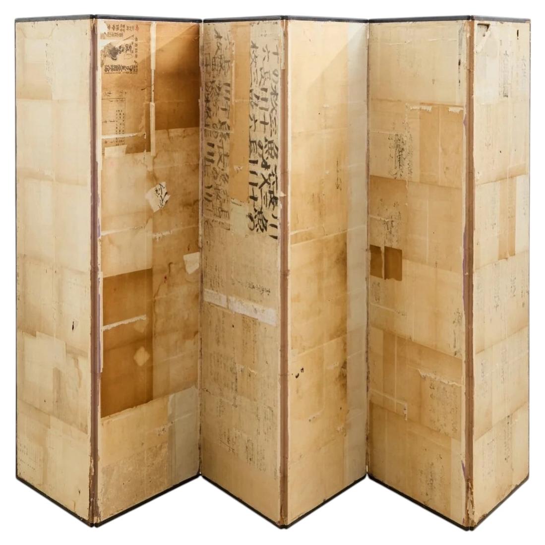 1920s Japanese Folding Screen