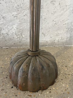 Early 19th Century Japanese Folk Art Lacquered Candlestick (Condition 'as is')