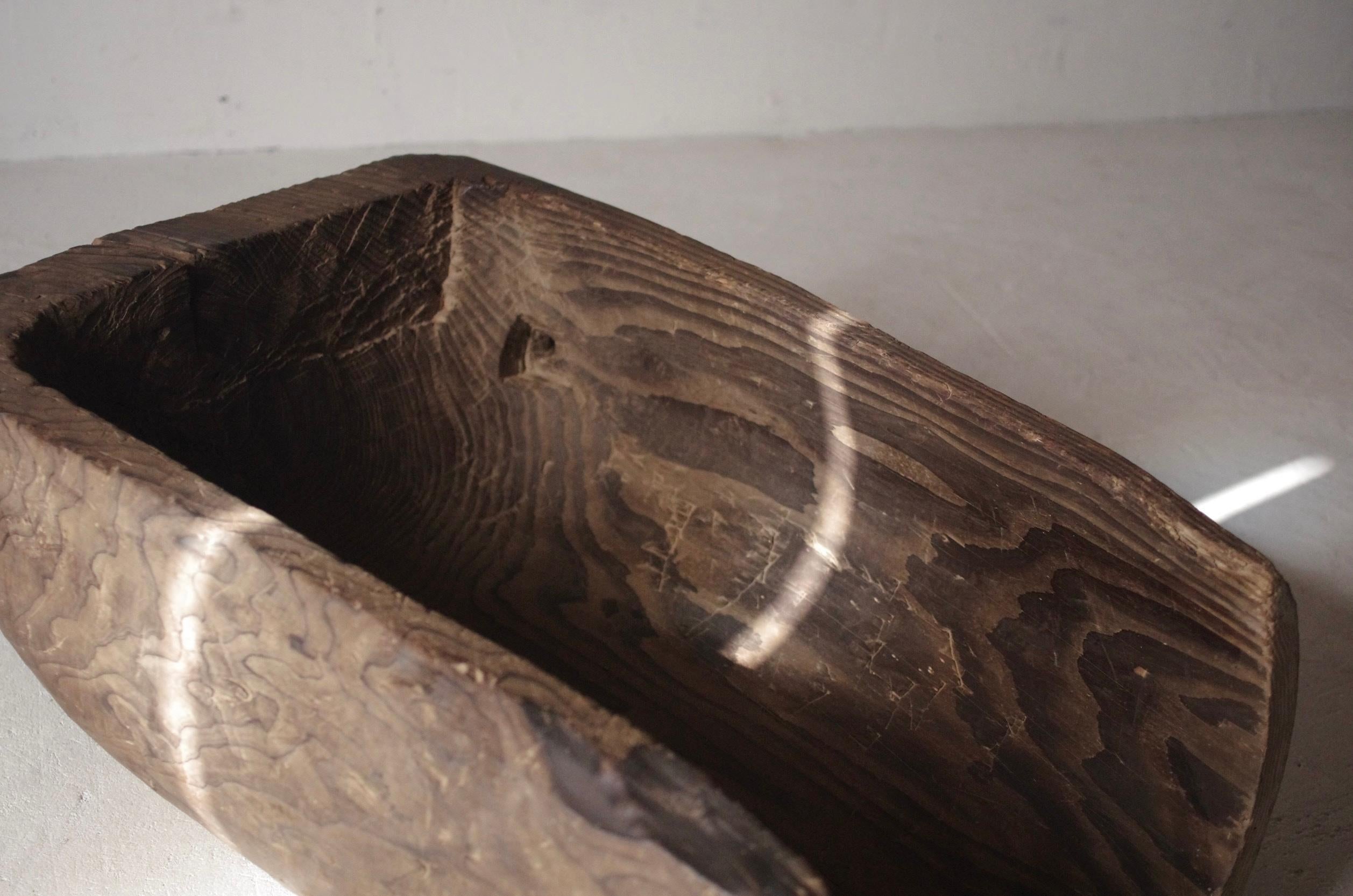 Herramientas Folclóricas Japonesas Objeto de Madera / Expositor / Wabi-Sabi Primitivo en venta 8
