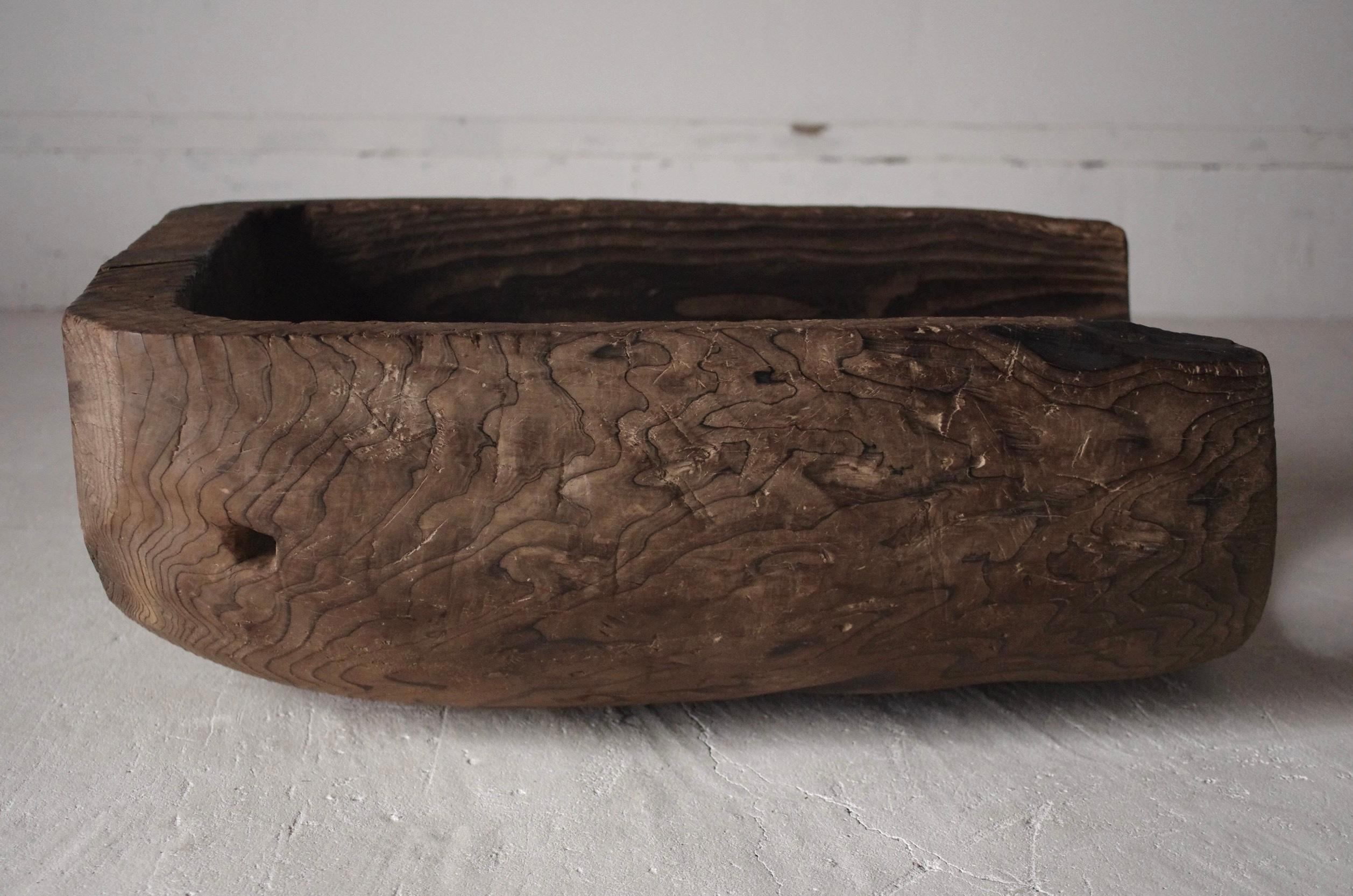 Herramientas Folclóricas Japonesas Objeto de Madera / Expositor / Wabi-Sabi Primitivo en venta 10