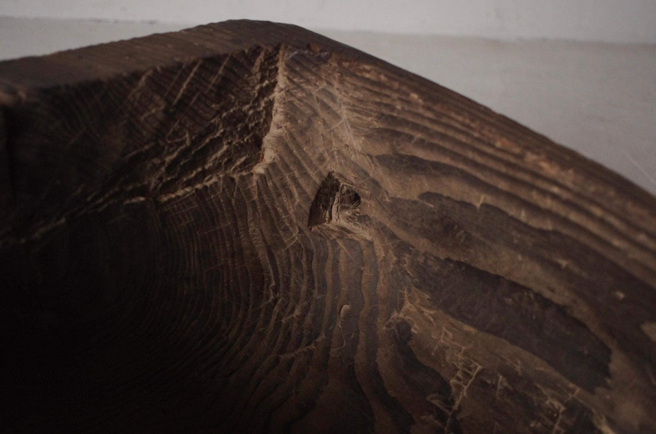 Herramientas Folclóricas Japonesas Objeto de Madera / Expositor / Wabi-Sabi Primitivo en venta 11