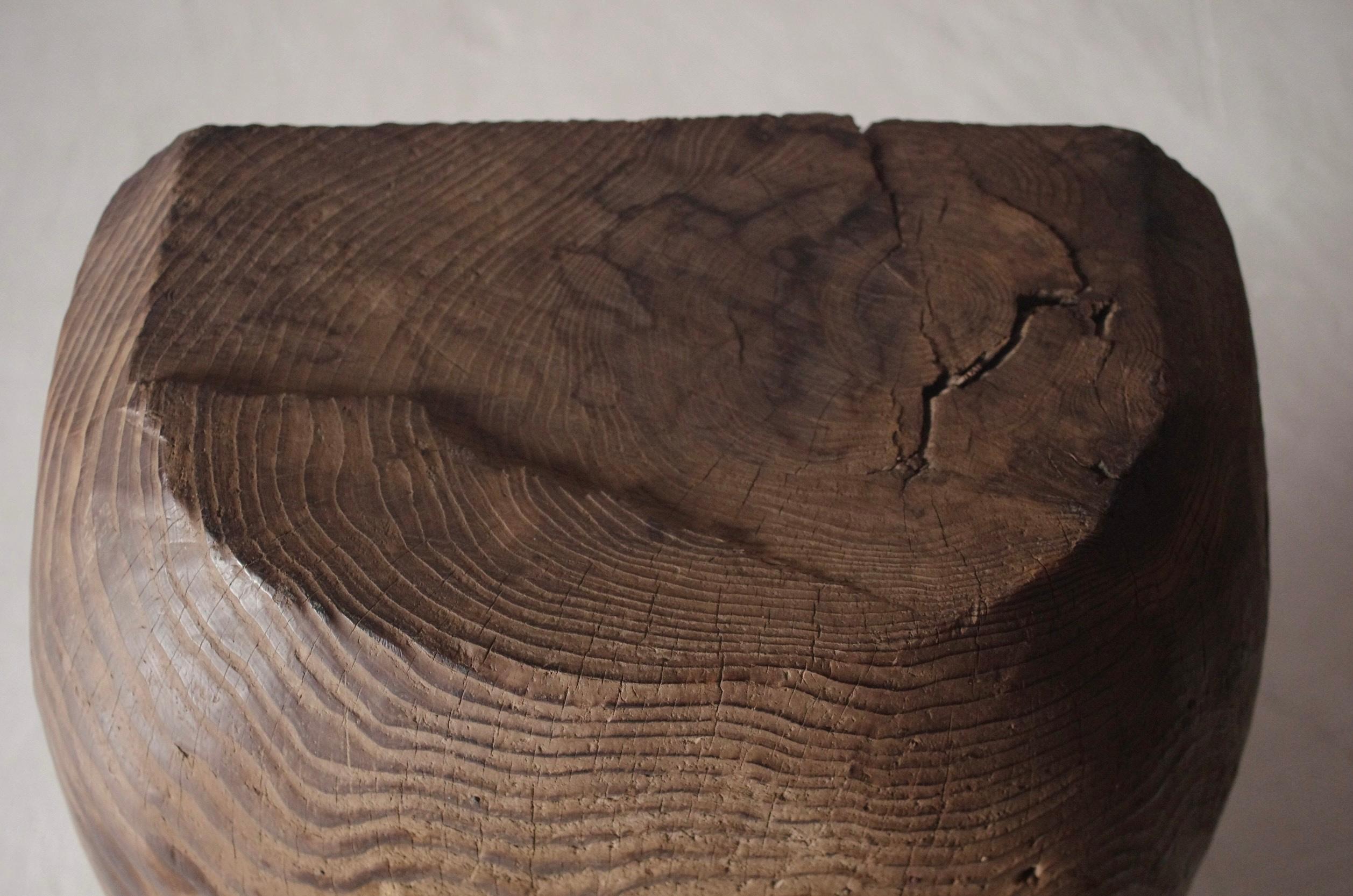 Herramientas Folclóricas Japonesas Objeto de Madera / Expositor / Wabi-Sabi Primitivo en venta 13
