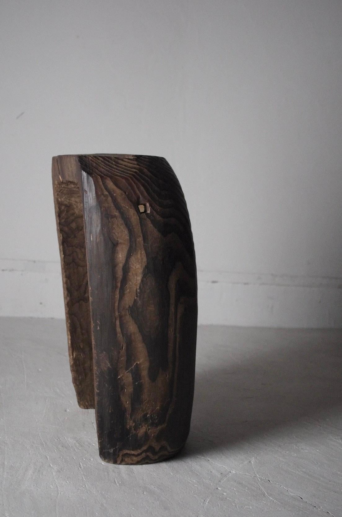 Herramientas Folclóricas Japonesas Objeto de Madera / Expositor / Wabi-Sabi Primitivo Japonés en venta
