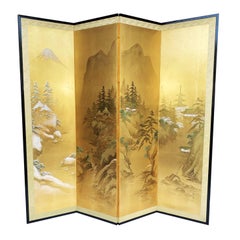 Japanischer Vier-Panel-Bildschirm