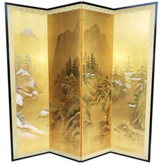 Japanese Four Panel Screen