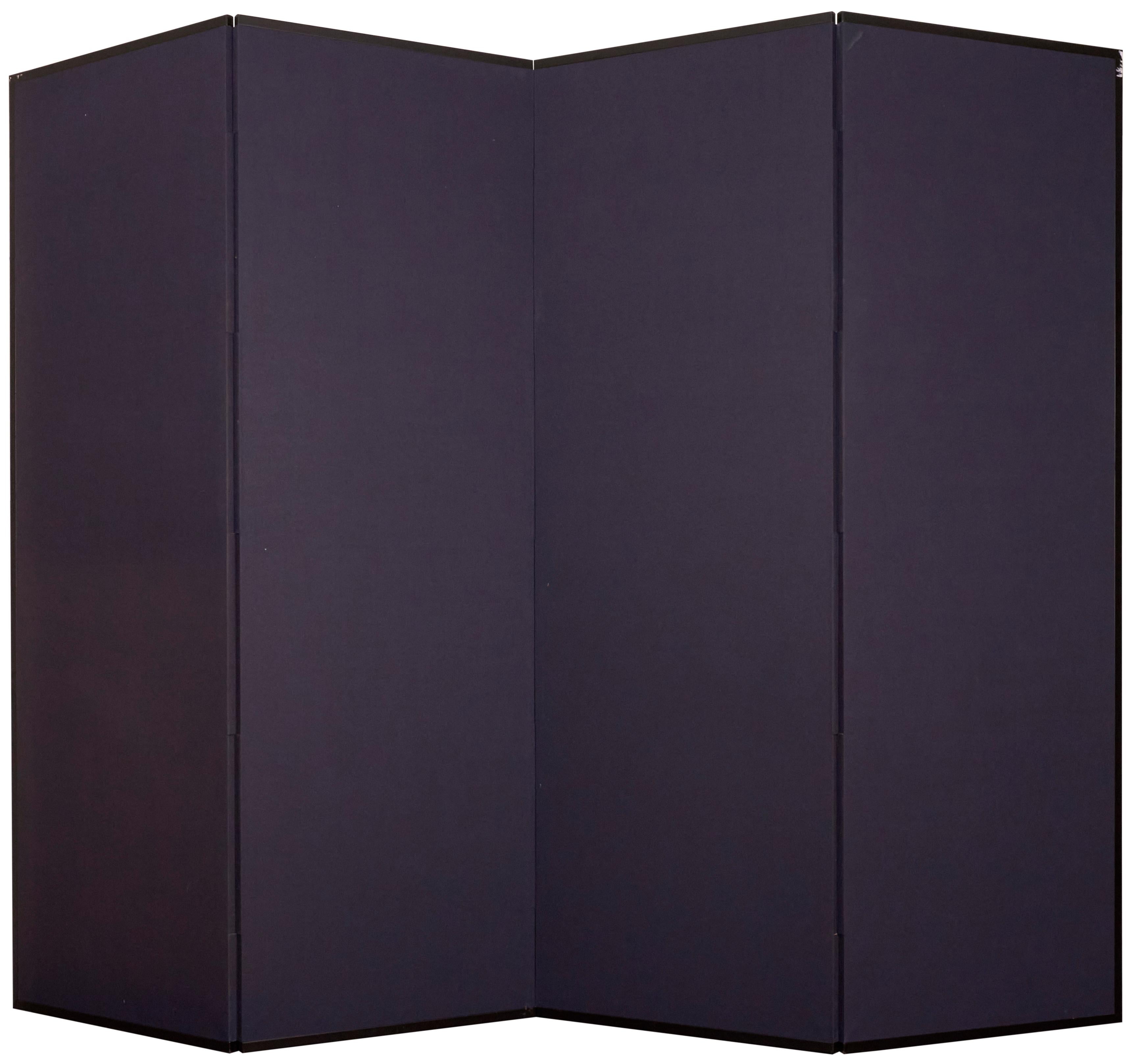 Japanese Four Panel Screen: Lone Dove en venta 3