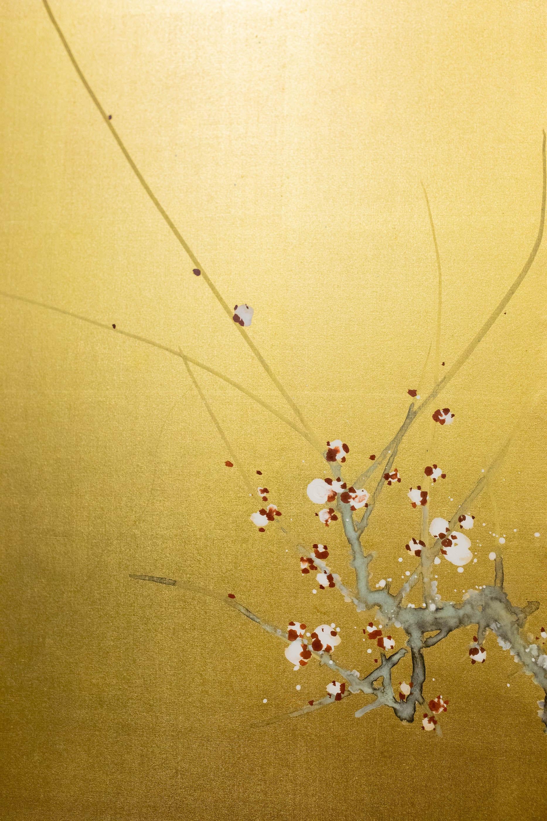 20th Century Japanese Four-Panel Screen 