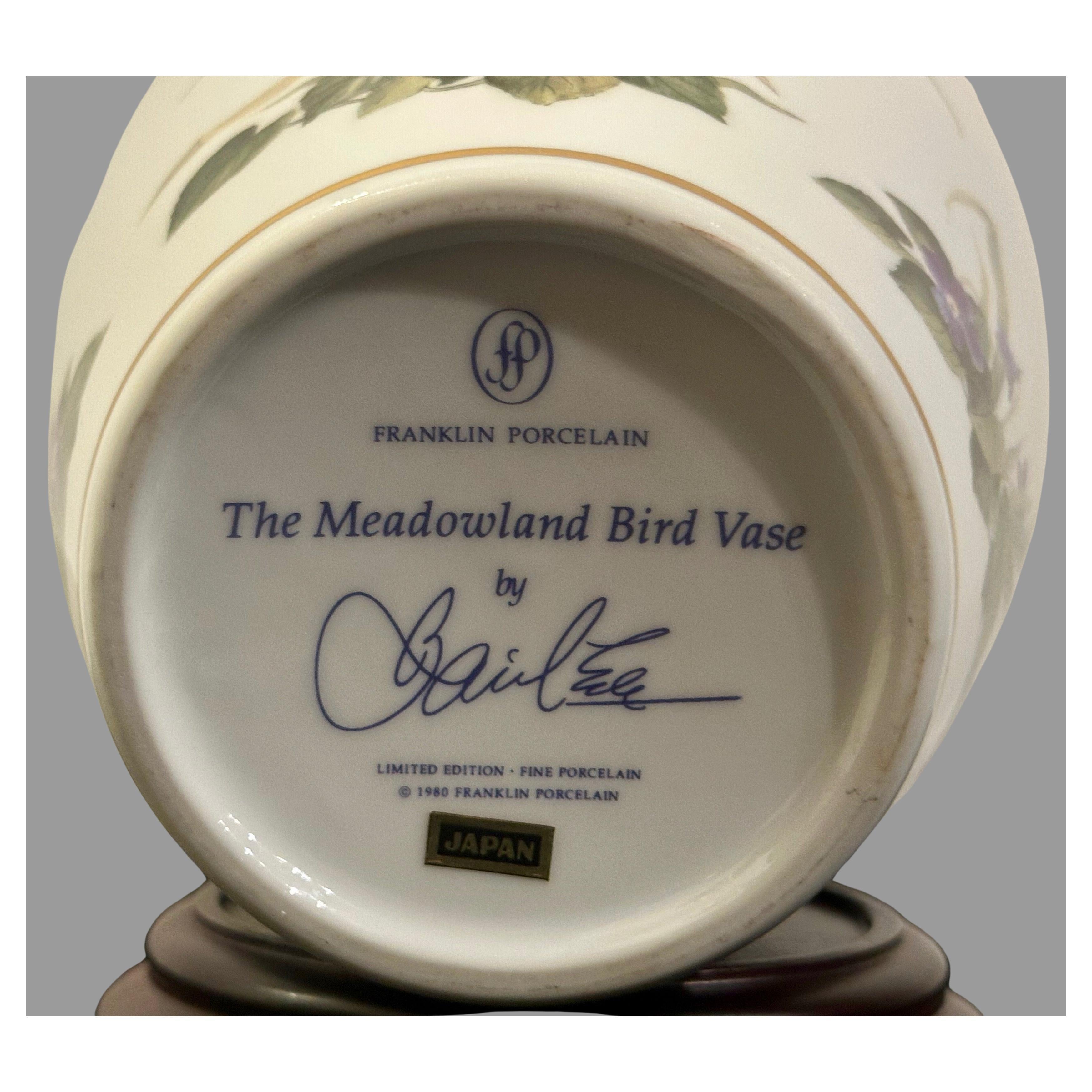 Jarrón japonés Franklin Porcelain 