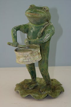 Japanese Frog Drummer Garden Ornament
