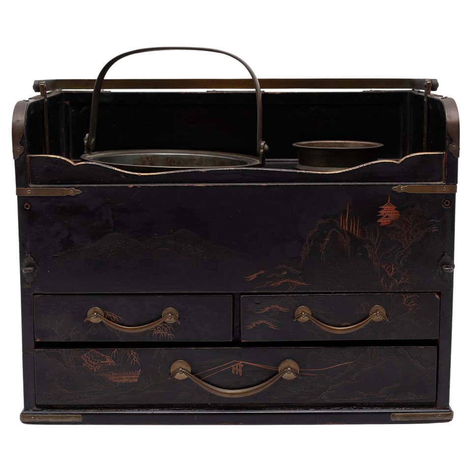 Japanese Tabako-bon with Two Rabbits, c. 1920 For Sale at 1stDibs ...
