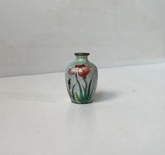 Japanese Ginbari Perfume Vase in Cloisonné Enamel, 1920s