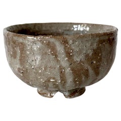 Japanese Glazed Mino Tea Bowl Chawan Showa Period Ex-Musuem