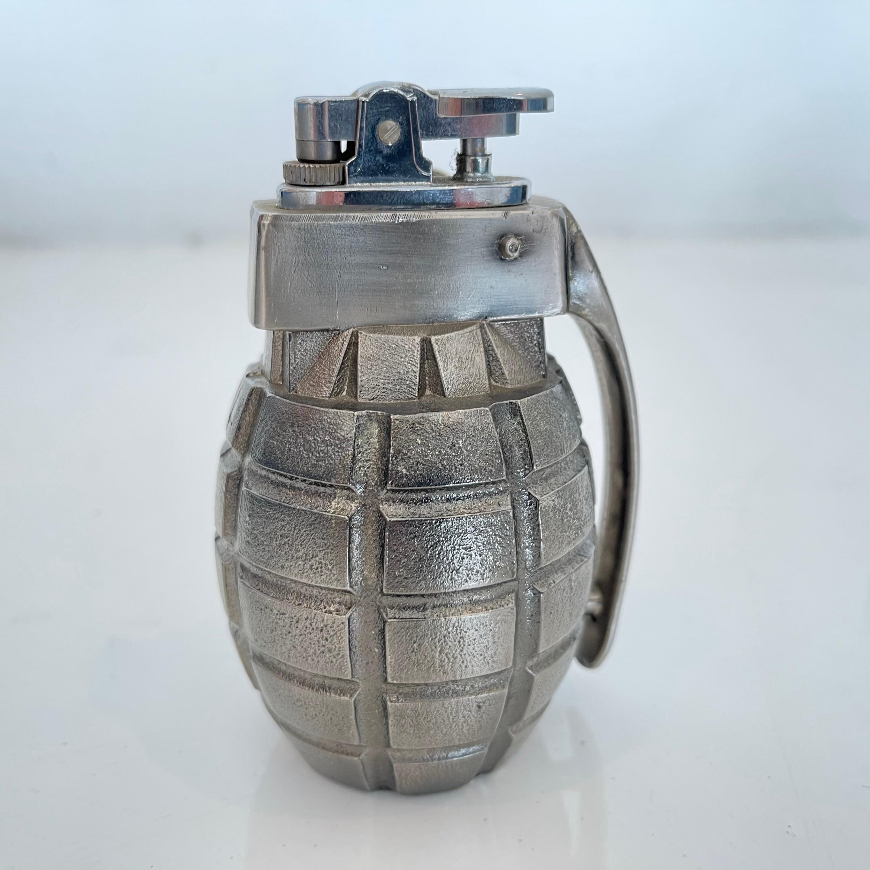 vintage grenade lighter