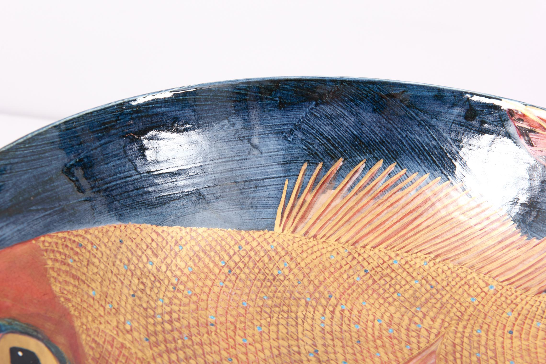 Japanese Hand Painted Ceramic Bowl, New For Sale 6