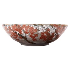 Japanische handbemalte japanische Keramikschale, neu