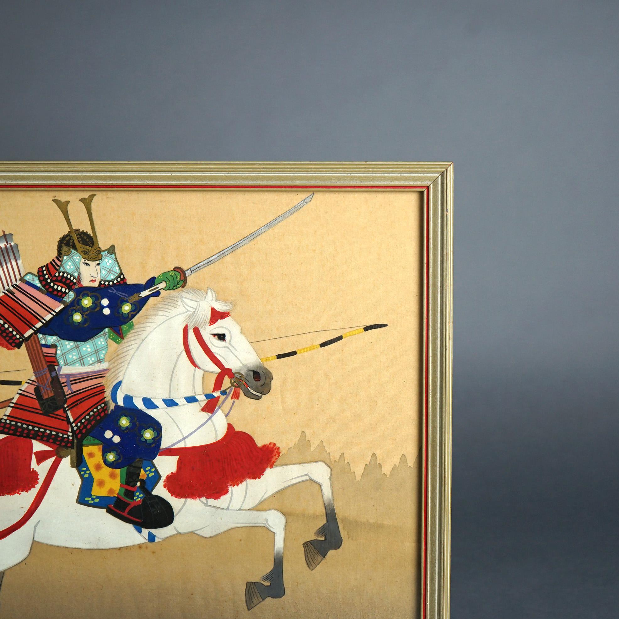 dipinti giapponesi samurai