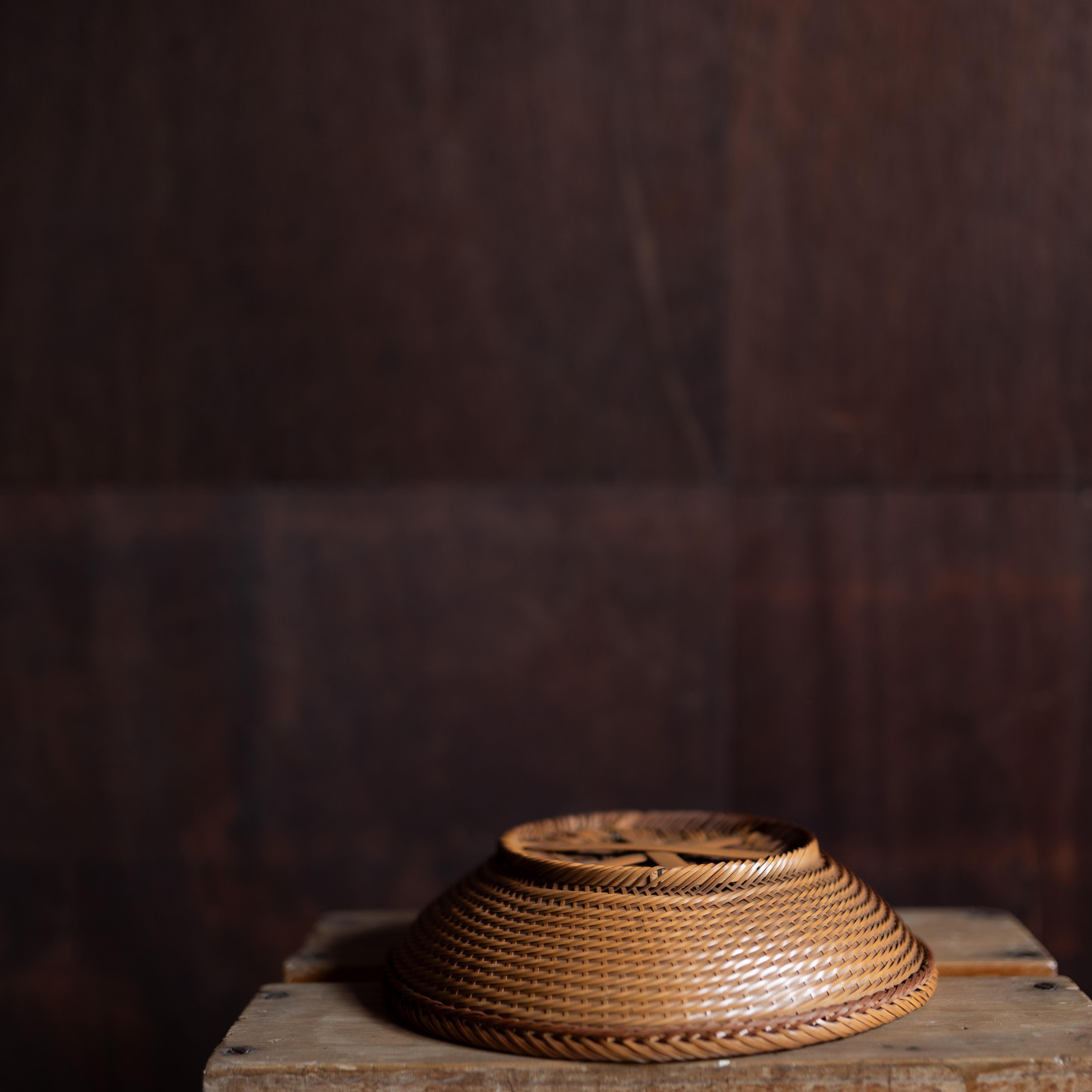 Japanese Handwoven Basket, Kago, Japan, 20th Century For Sale 2