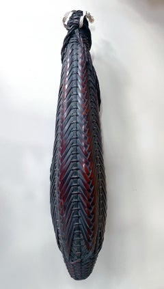 Japanese Hanging Ikebana Bamboo Basket