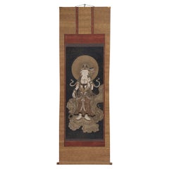 Japanese Hanging Scroll of the Goddess of Mercy, c. 1800