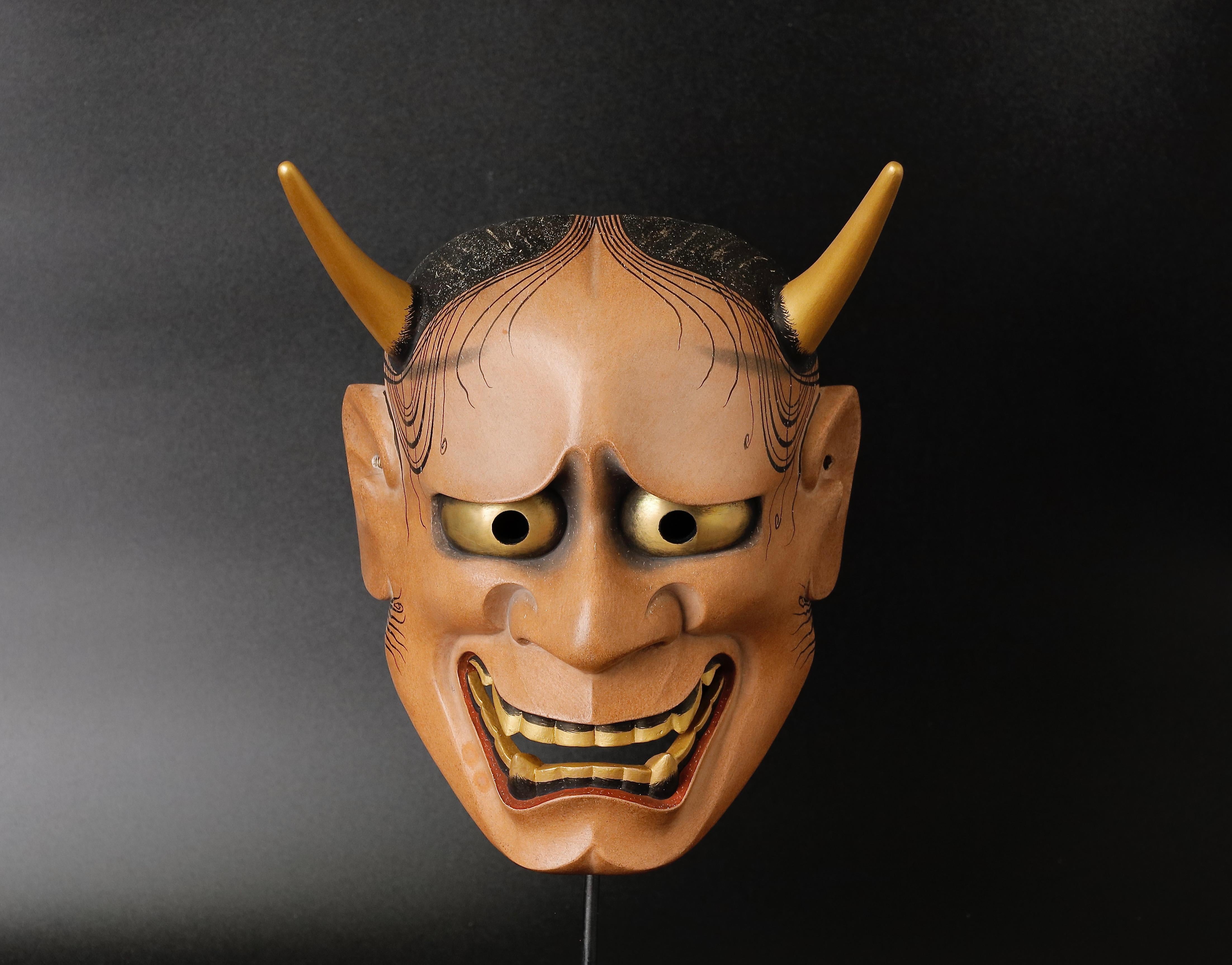 Japanese Hannya Mask of a Jealous Female Serpent-Demon Made by Tsuchida Etsuko 3