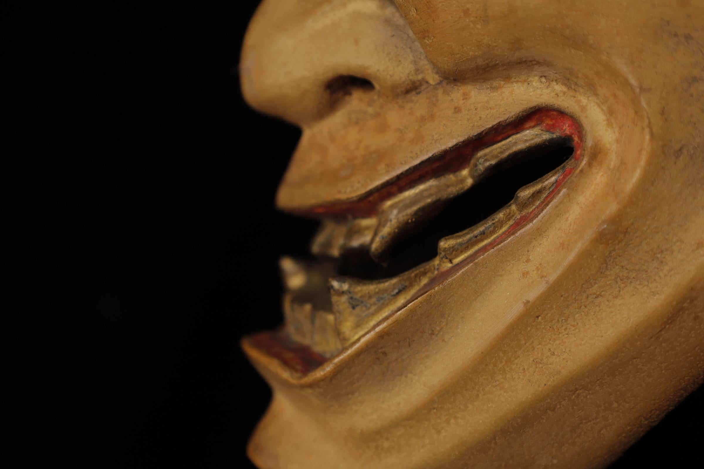 Japanese Hannya (般若) Noh Mask. Attributed to Takada Fuki (高田 冨季, 1935–2008) 4