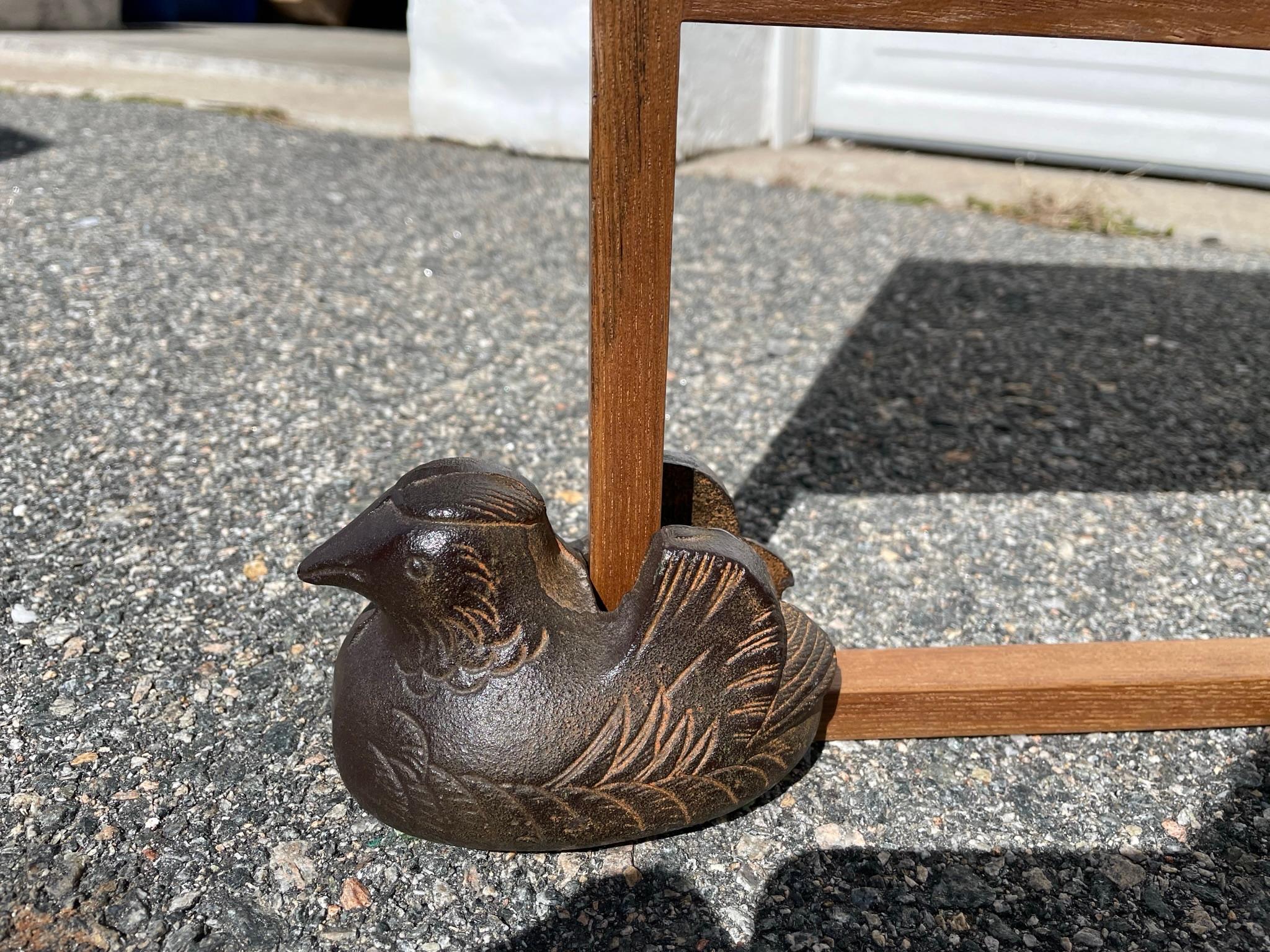 Japanese Hard to Find Pair Mandarin Duck Screen Holders 1