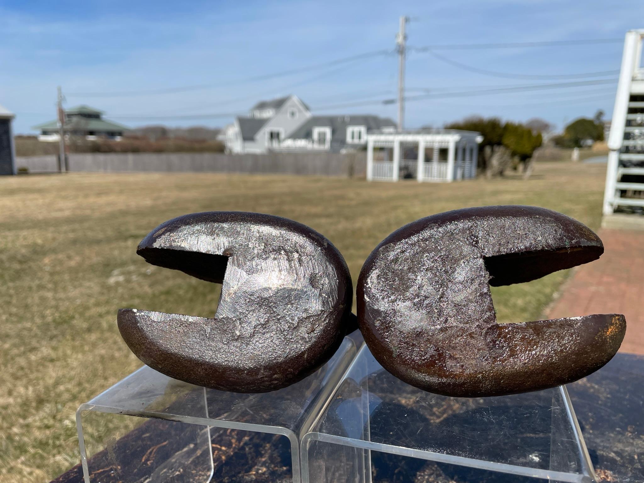 Japanese Hard to Find Pair Mandarin Duck Screen Holders In Good Condition In South Burlington, VT