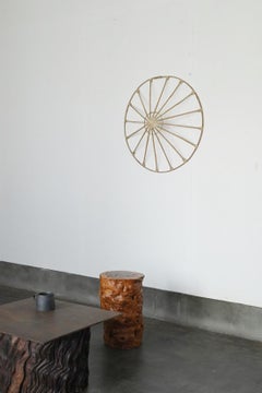 Scultura giapponese di bambù a forma di cappello/ornamento da parete/inizio XX secolo