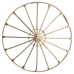 Scultura giapponese di bambù a forma di cappello/ornamento da parete/inizio XX secolo