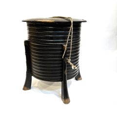Japanese Head Bucket (Kubi-Oke), Lacquer, Meiji Period