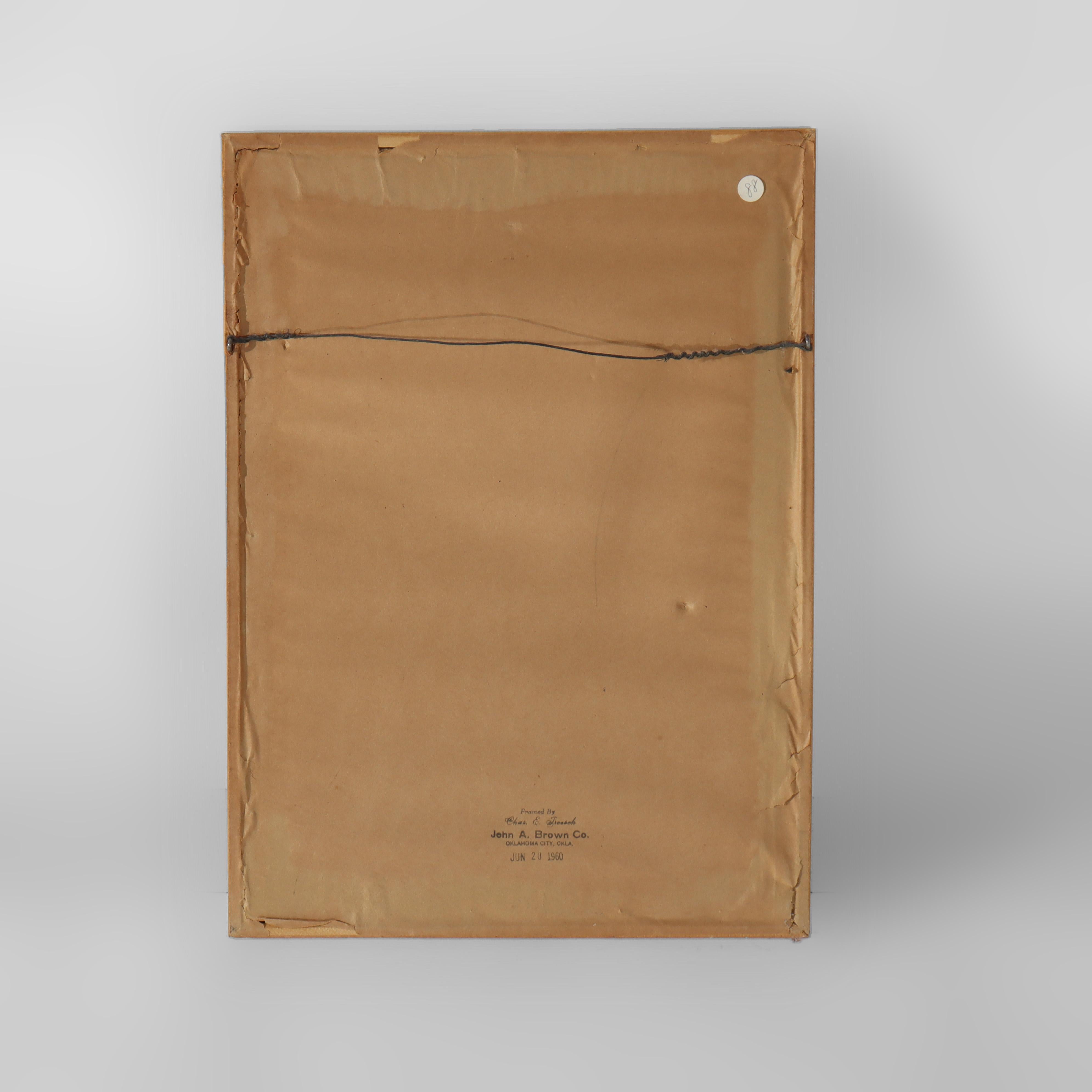 Gravure sur bois japonaise de Hiroshige 