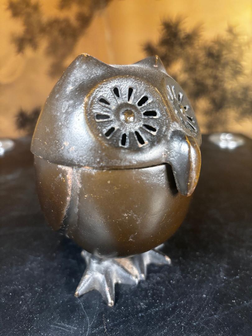 Lanterne et encensoir japonais à nez crochu en forme de hibou 2