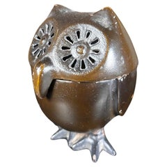 Japanese Hook Nose Owl Folk Art Lantern Censer