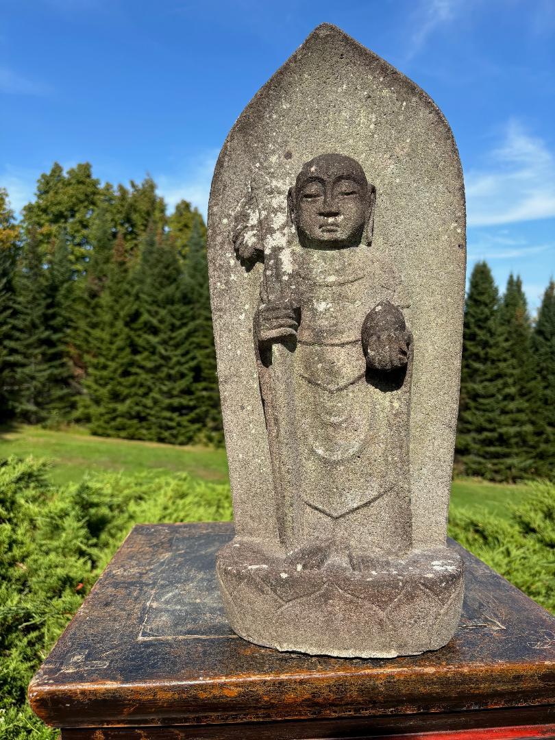 Taisho Japanese Huge Antique Spiritual Guardian of Children and Travelers