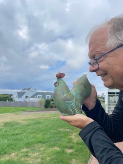 Japanese Huge Proud Rooster Master Work Artist Studio Sotaro