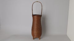 Japanese Ikebana Bamboo Basket