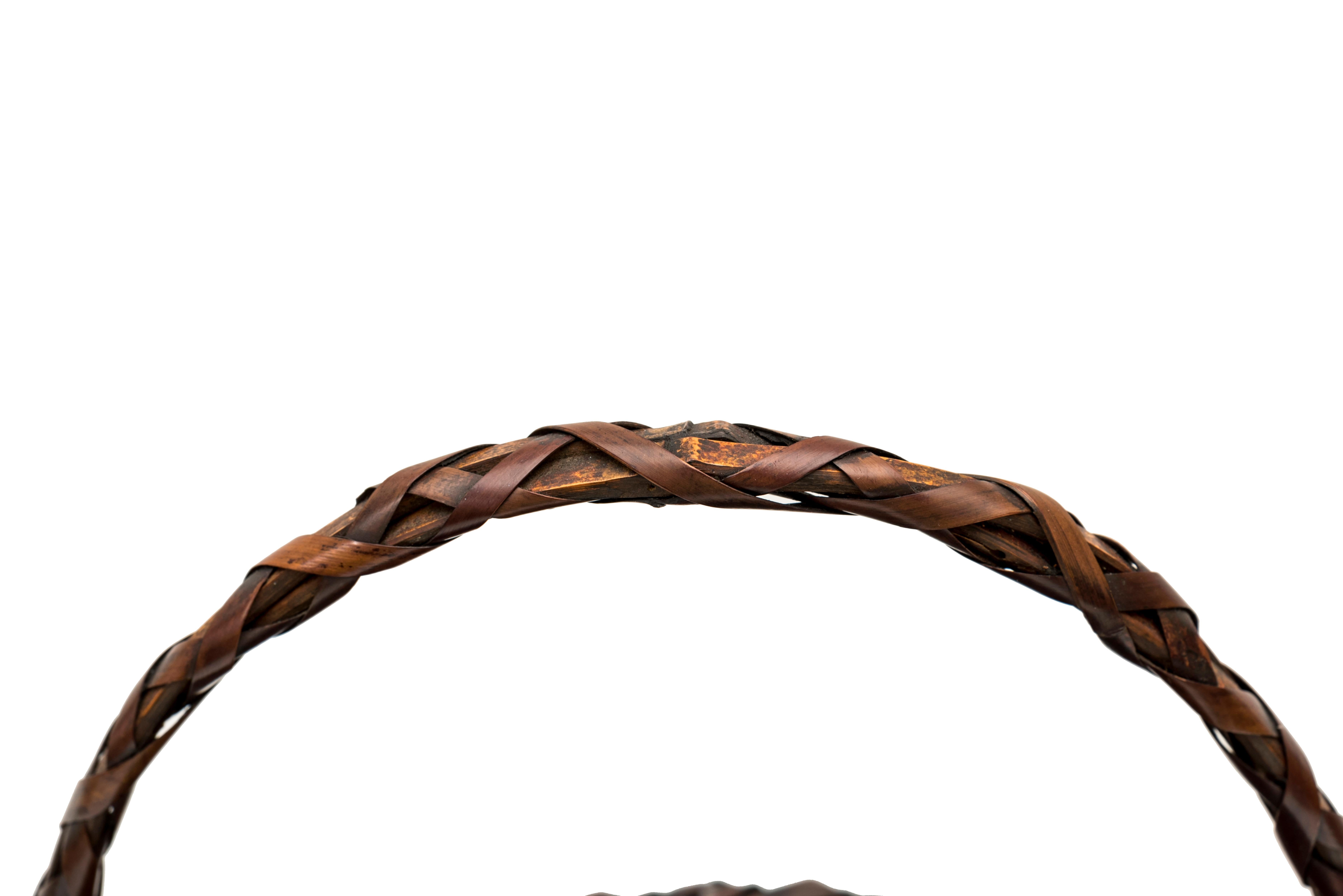 Japonais Panier en bambou ikebana japonais Showa, 20e en vente