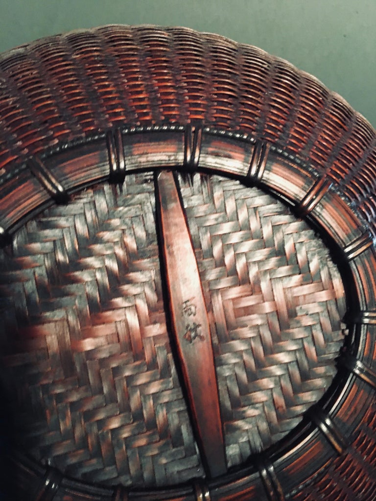 Japanese Ikebana Basket For Sale at 1stDibs