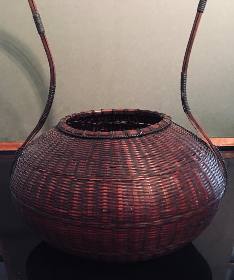 Japanese Ikebana Basket For Sale at 1stDibs