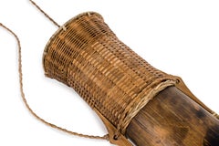 Japanischer Ikebana-Korb oder Hanakago zum Aufhängen