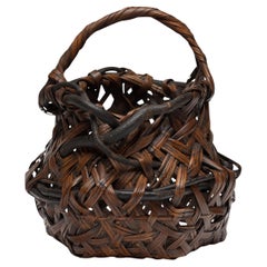 Japanese Ikebana Basket with Tree Roots, c. 1850