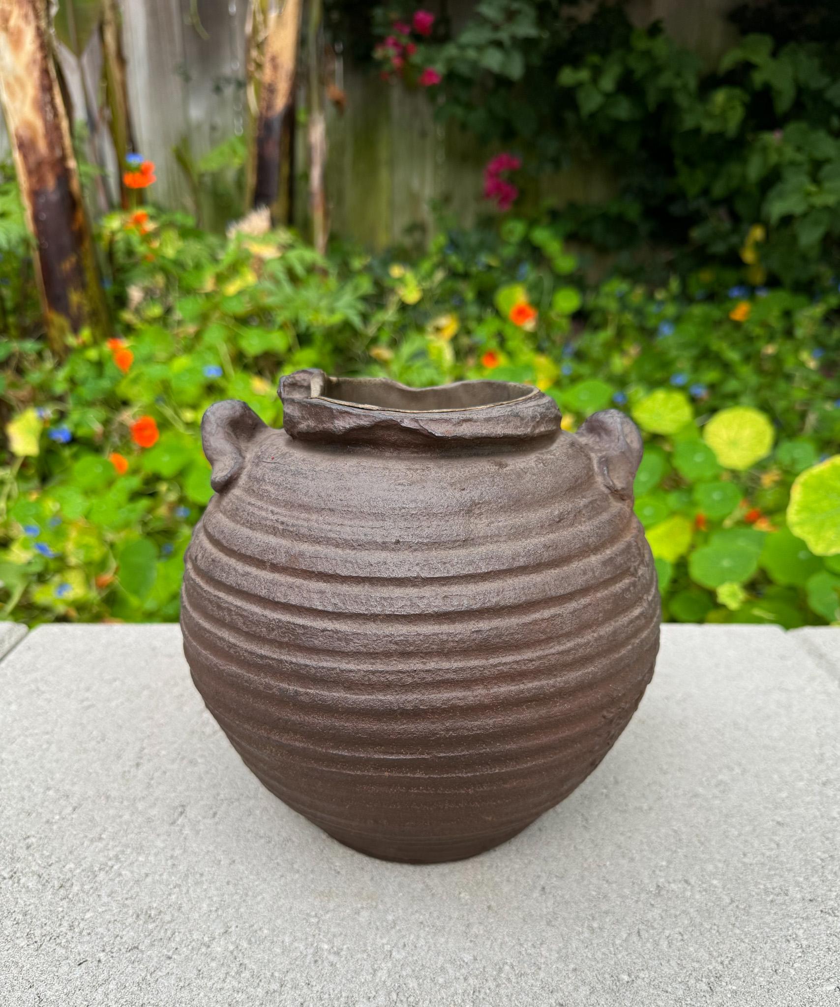 Vaso giapponese Ikebana in ferro, Giappone, XX secolo in vendita 6