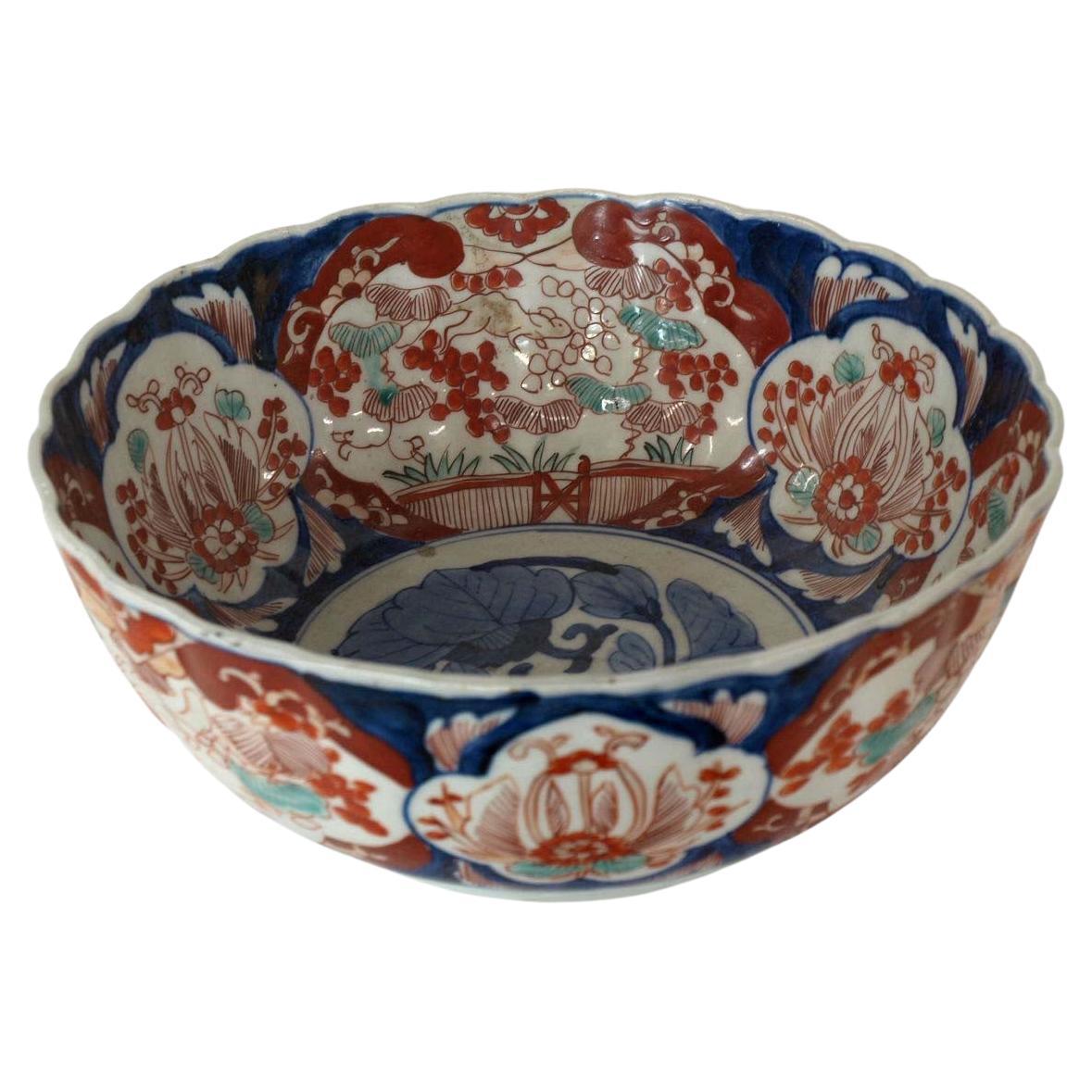 Antique Japanese Imari Bowl at 1stDibs