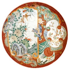Cargador Imari japonés, S. XIX, 56 cm de diámetro