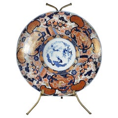 Japanese Imari charger, circa 1880. 64cm (25")