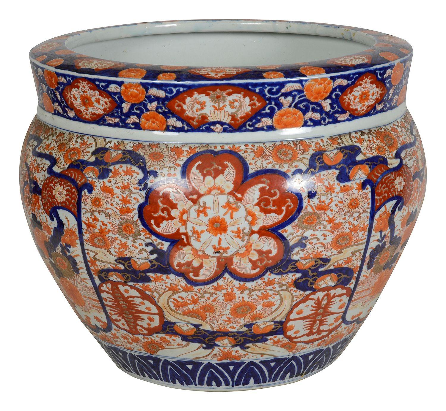 Giapponese Giardiniera Imari giapponese, XIX secolo in vendita