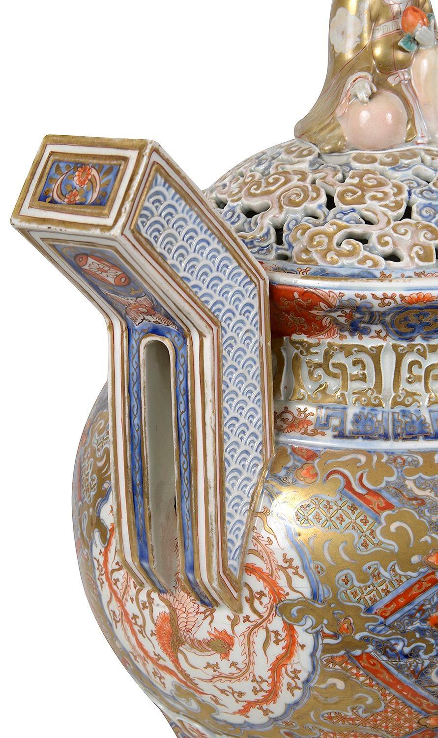 Imari Koro japonés, hacia 1890 Japonés en venta