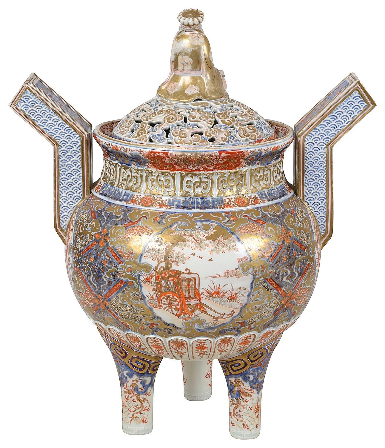 Imari Koro japonés, hacia 1890 Porcelana en venta
