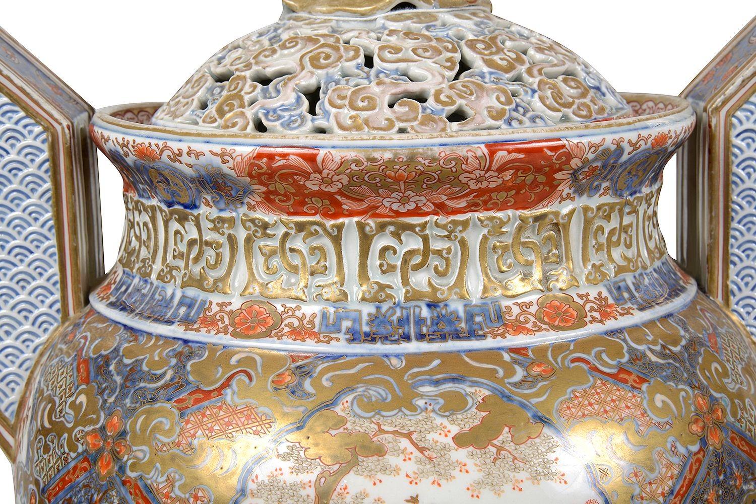 Imari Koro japonés, hacia 1890 en venta 1