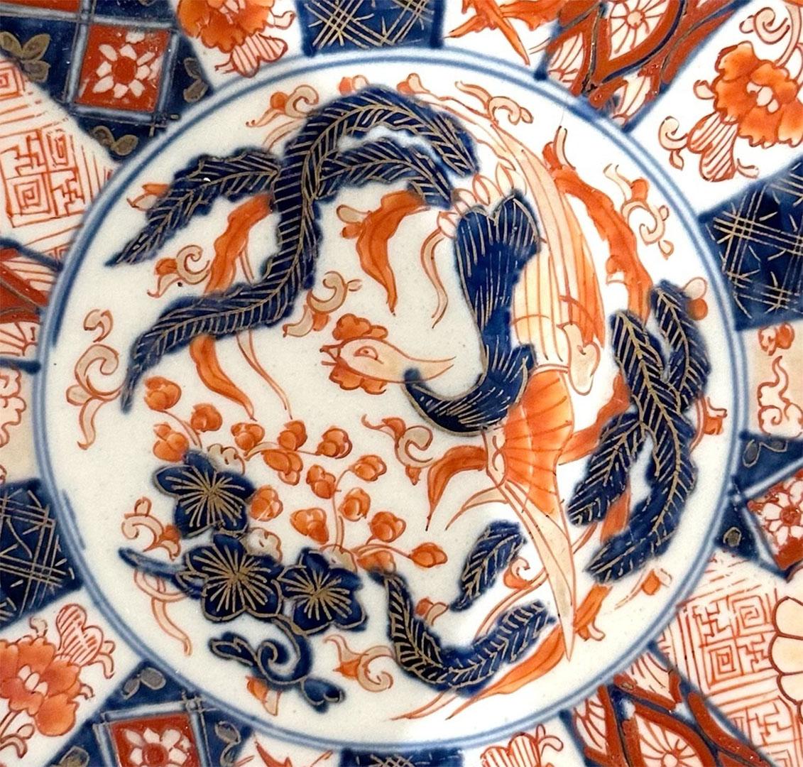 Late 19th Century Japanese Imari Plate For Sale